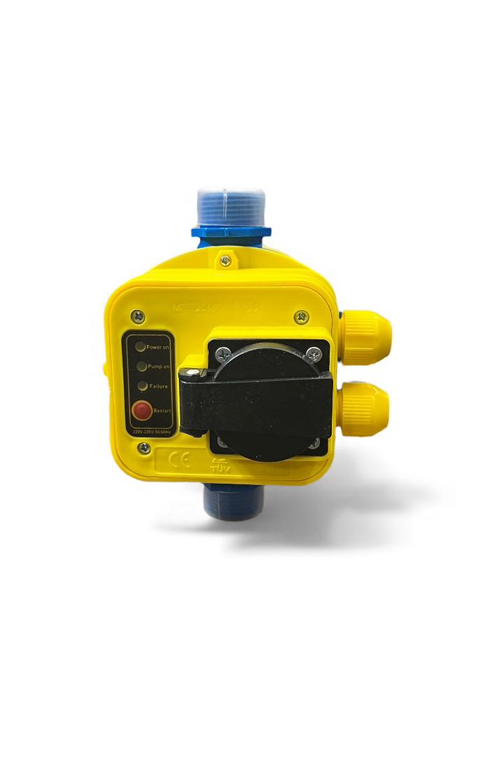 تصویر ست کنترل یوسفی زرد درجه‌دار مناسب پمپ آب خانگی و صنعتی