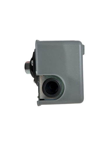 پرشر سوئیچ ایمر مدل SK-6B نمای جانبی و جزئیات نصب روی پمپ آب